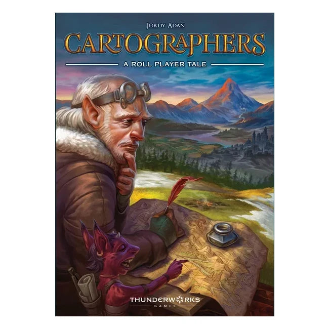 Cartographers: A Roll Player Tale Board Game Thunderworks Games