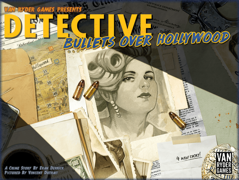 Detective: City of Angels Bullets over Hollywood Board Game Van Ryder Games