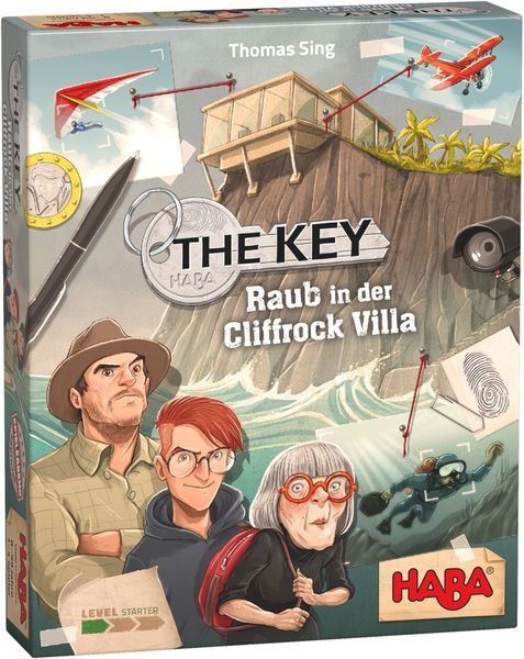 The Key: Theft in Cliffrock Villa Board Game HABA