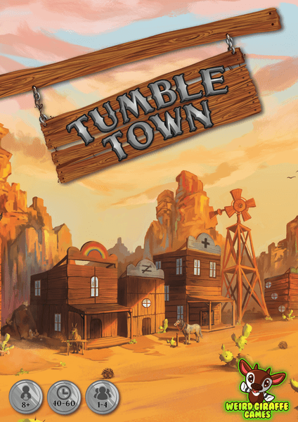 Tumble Town Board Game Weird Giraffe Games