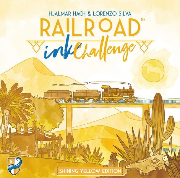 Railroad Ink Challenge: Shining Yellow Edition Board Game Horrible Games