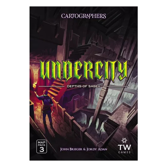 Cartographers Card Game: Heroes Map Pack 3 Undercity