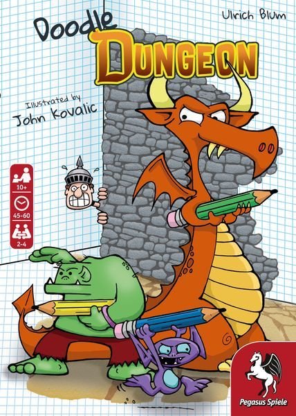 Doodle Dungeon Board Game Pegasus Spiele