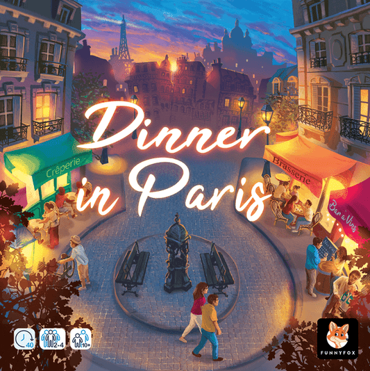 Dinner in Paris Board Game Funnyfox