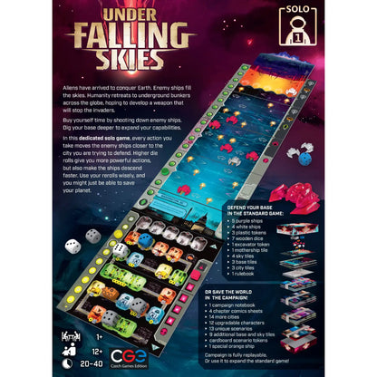 Under Falling Skies Board Game Czech Games Edition