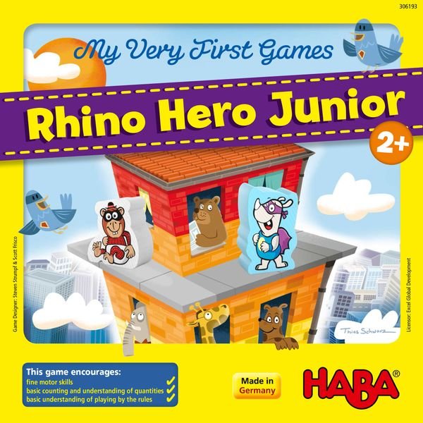 Rhino Hero Junior Board Game HABA