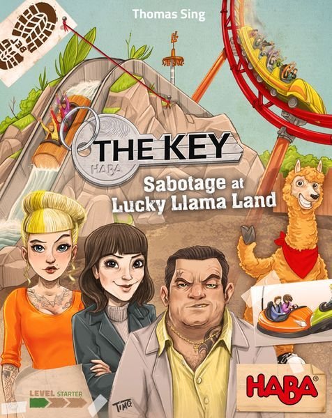 The Key - Sabotage at Lucky Llama Land Board Game HABA