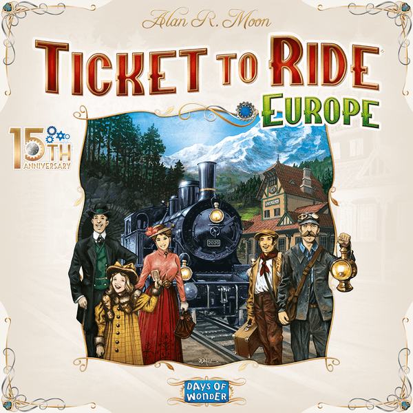 Ticket to Ride: Europe 15th Anniversary Board Game Days of Wonders