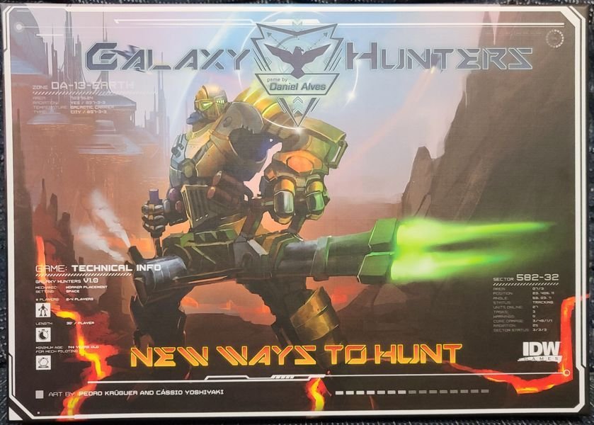 Galaxy Hunters: New Ways To Hunt Board Game IDW