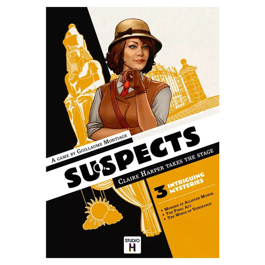 Suspects: Claire Harper Takes the Stage Board Game Studio H