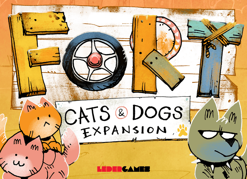 Fort: Cats & Dogs Expansion Card Game Leder Games