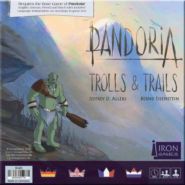 Pandoria: Trolls & Trails Board Game Irongames