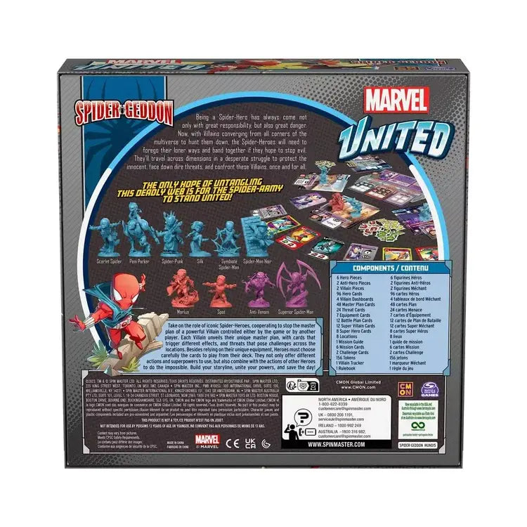 Marvel United: Spider-Geddon Board Game Cool Mini Or Not