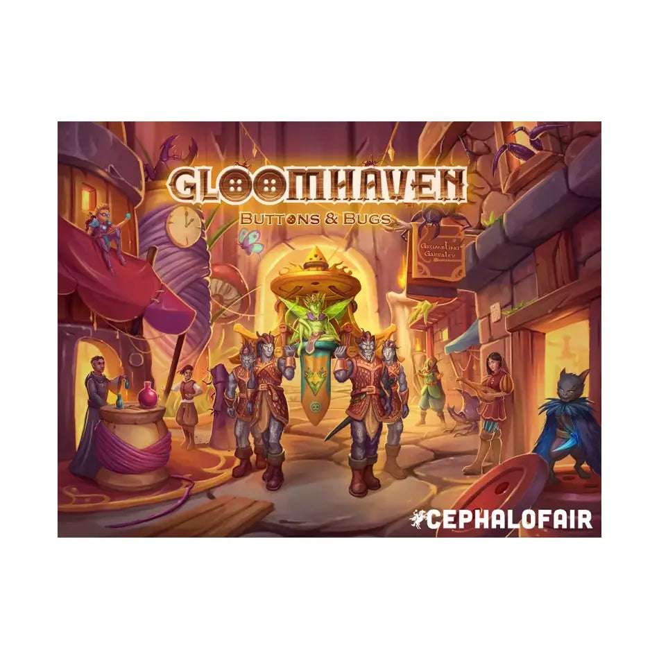 Gloomhaven: Buttons and Bugs Board Game Card Game Cephalofair Games