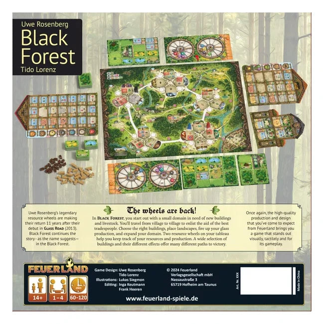 Black Forest Board Game Feuerland Spiele