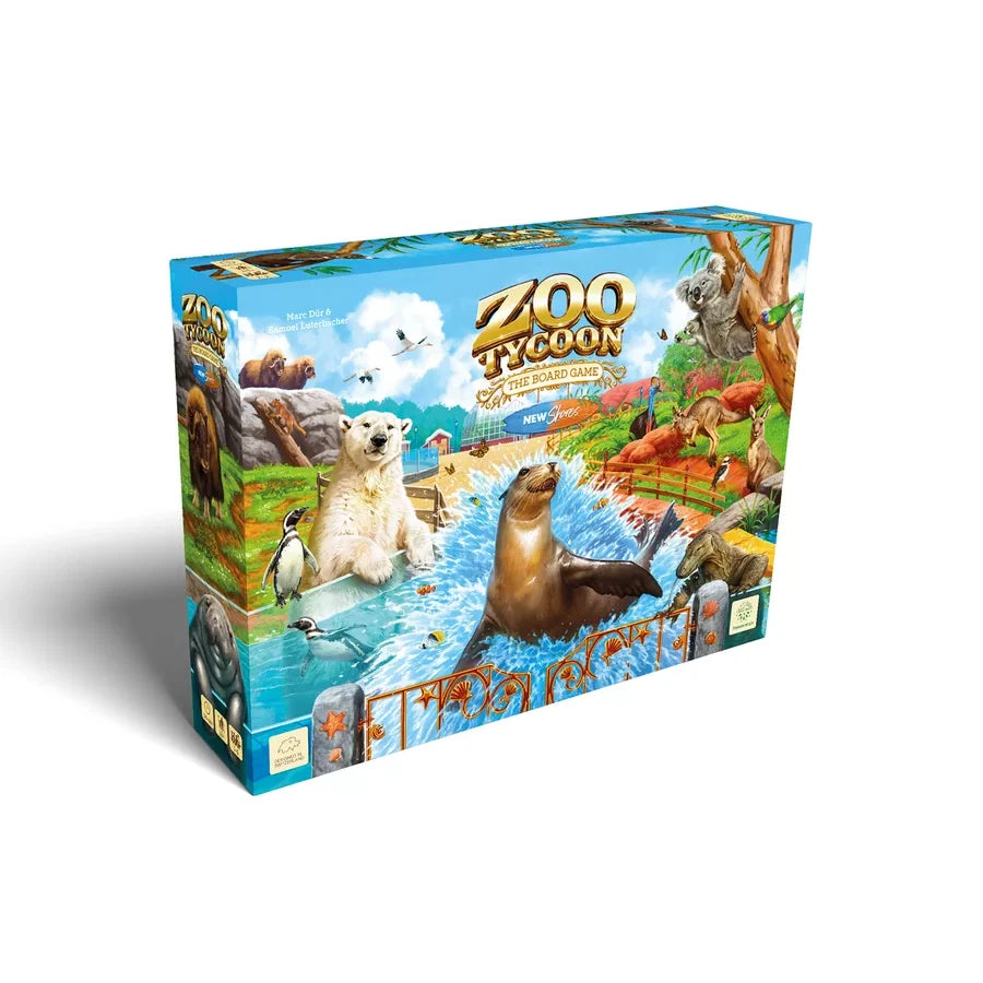 Zoo Tycoon: The Board Game - New Shores Deluxe Board Game Treecer