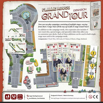 Flamme Rouge: Grand Tour Expansion Board Game Lautapelit.fi
