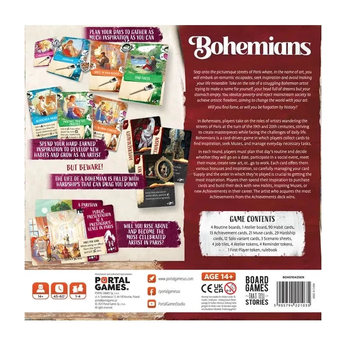 Bohemians Card Game Portal Games