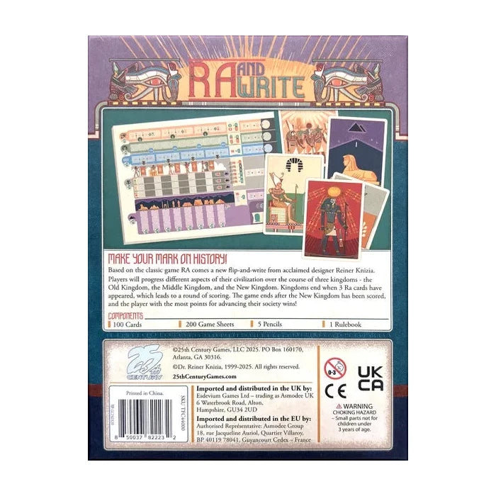 RA & Write Board Game Meeples Corner