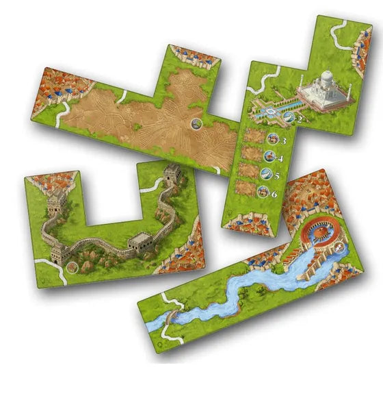 Carcassonne 3.0 The Wonders of Humanity III (Mini Expansion) Board Game Hans im Glück