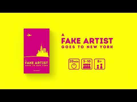 A Fake Artist Goes To New York Game Board Game Oink Games