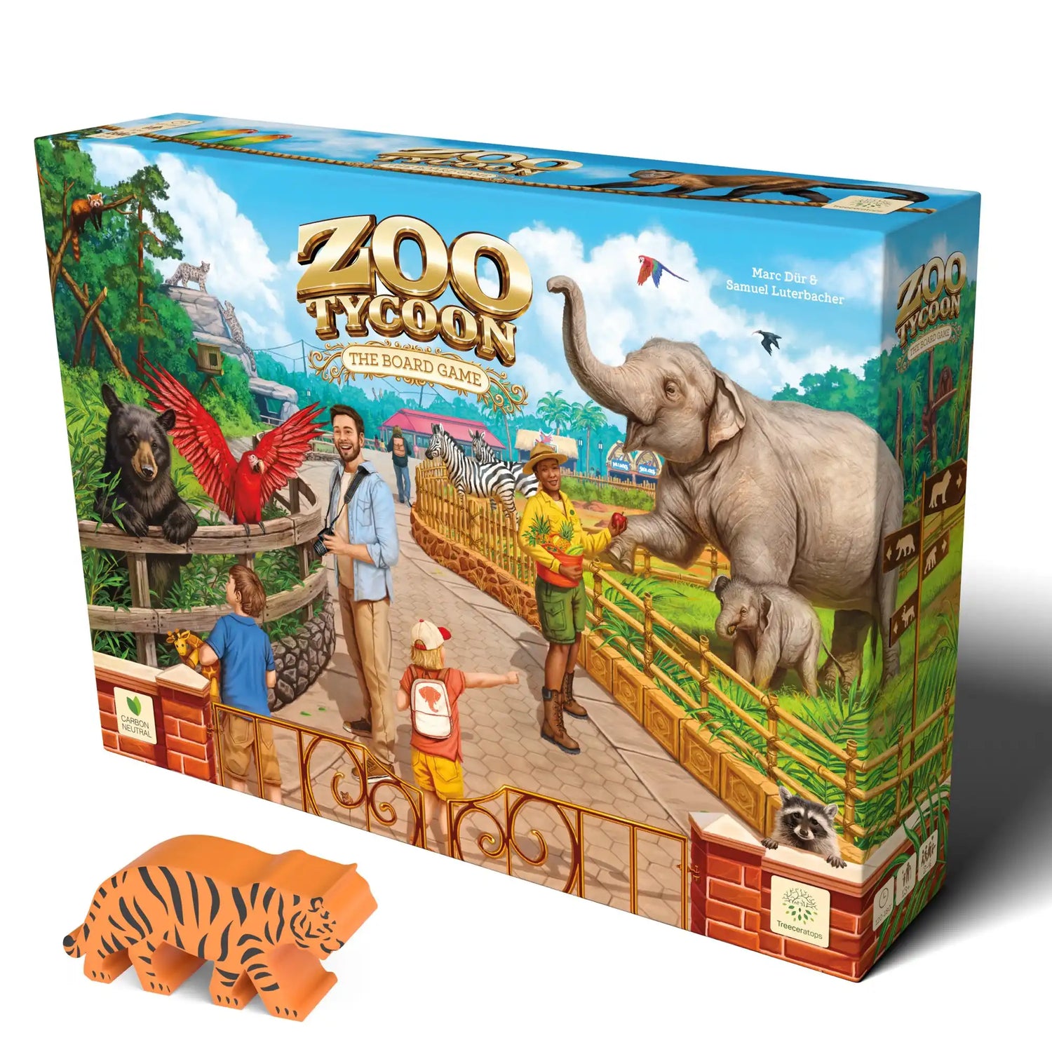 Zoo Tycoon: The Board Game Deluxe Version Board Game Treecer