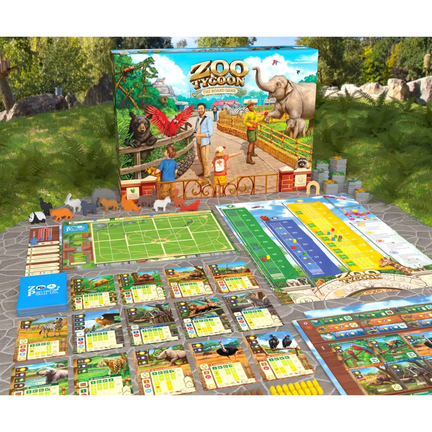 Zoo Tycoon: The Board Game Deluxe Version Board Game Treecer