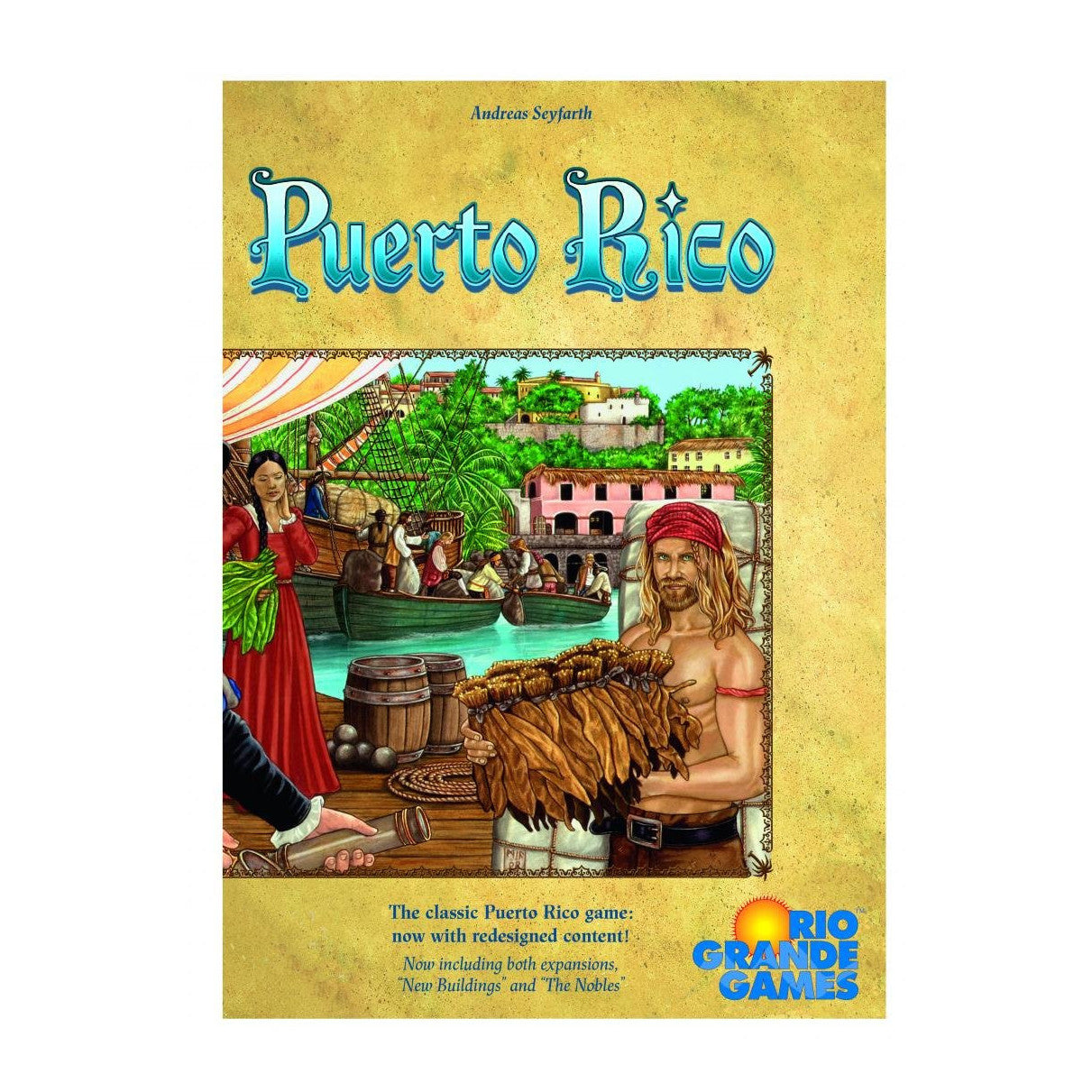 Puerto Rico Deluxe Edition Board Game Rio Grande Games