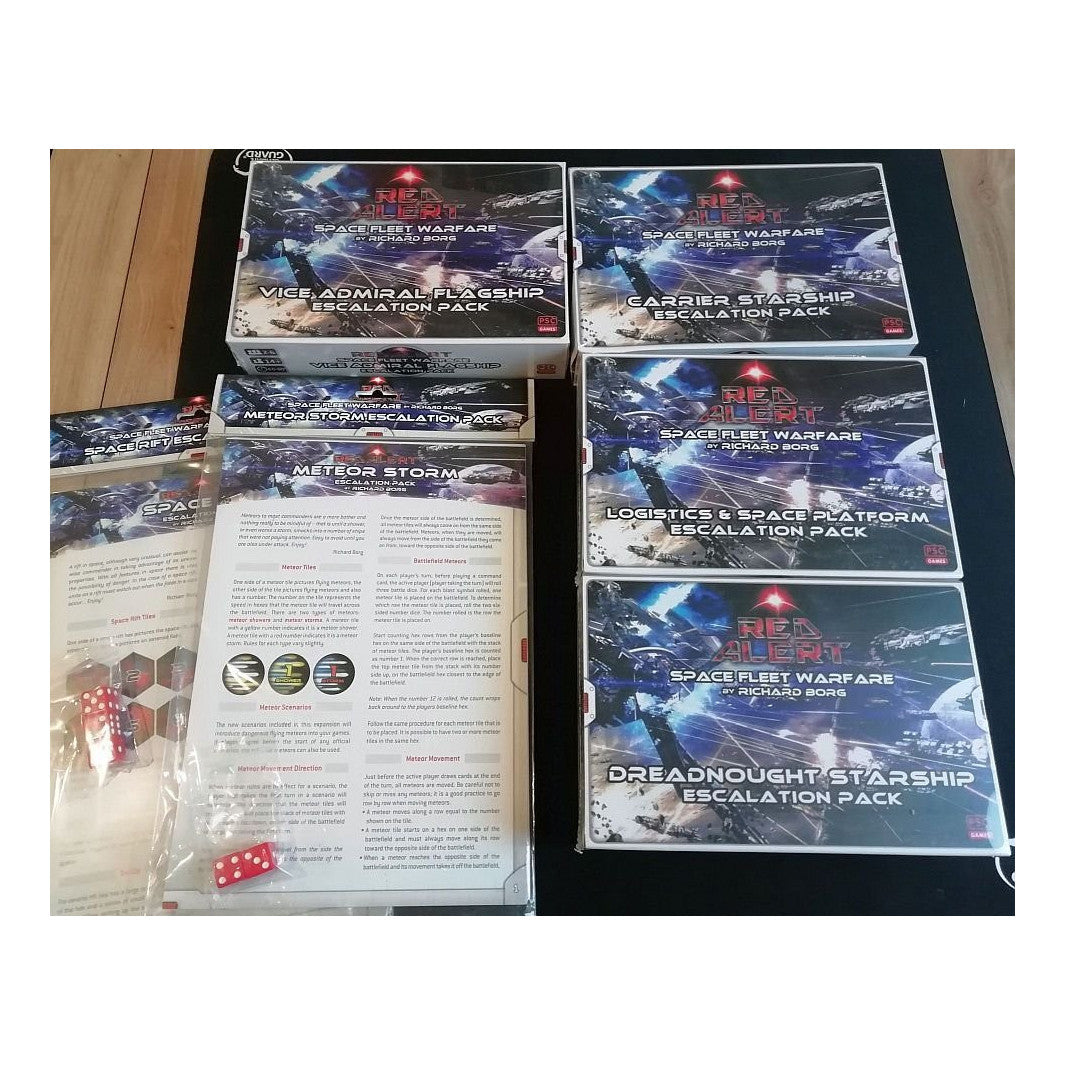 Red Alert: Space Fleet Warfare Escalation Pack Bundle Board Game PSC Games