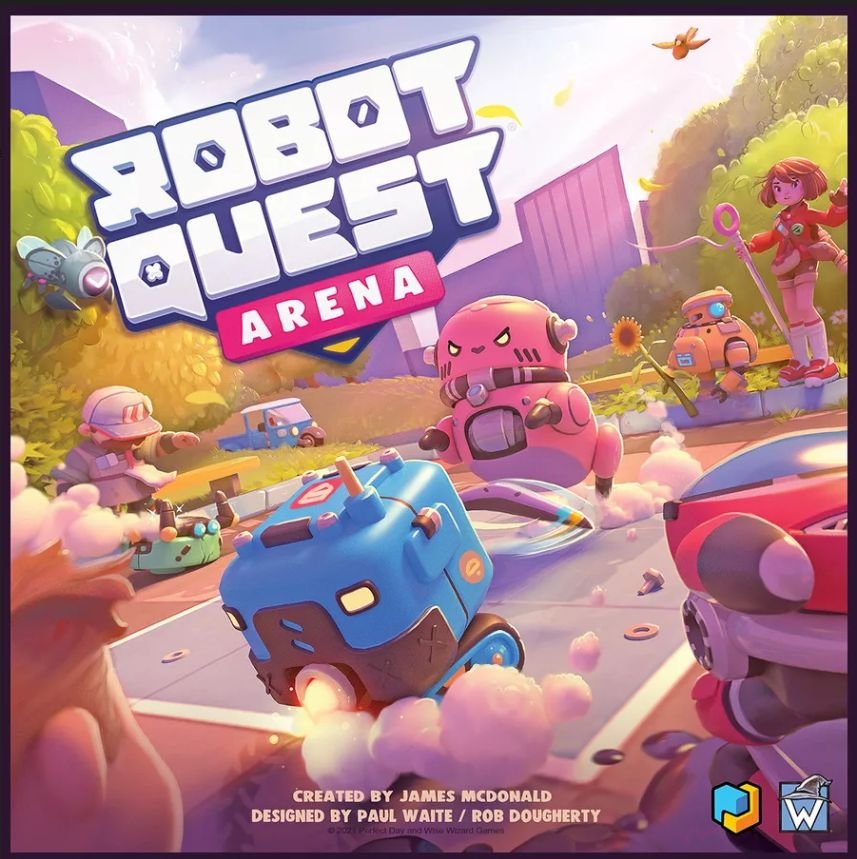 Robot Quest Arena Board Game Wise Wizard Games