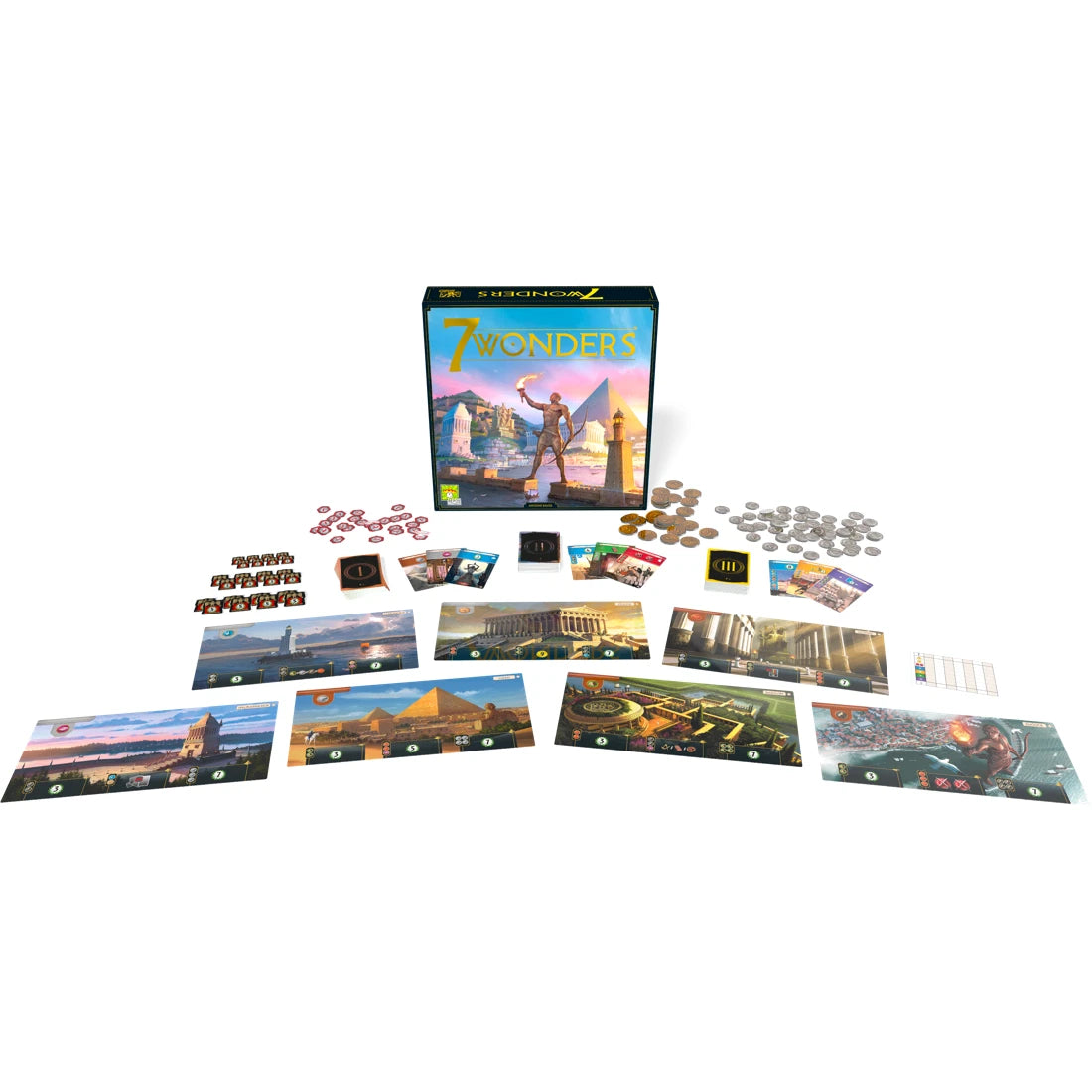 7 Wonders: 2nd Edition Board Game Repos Production