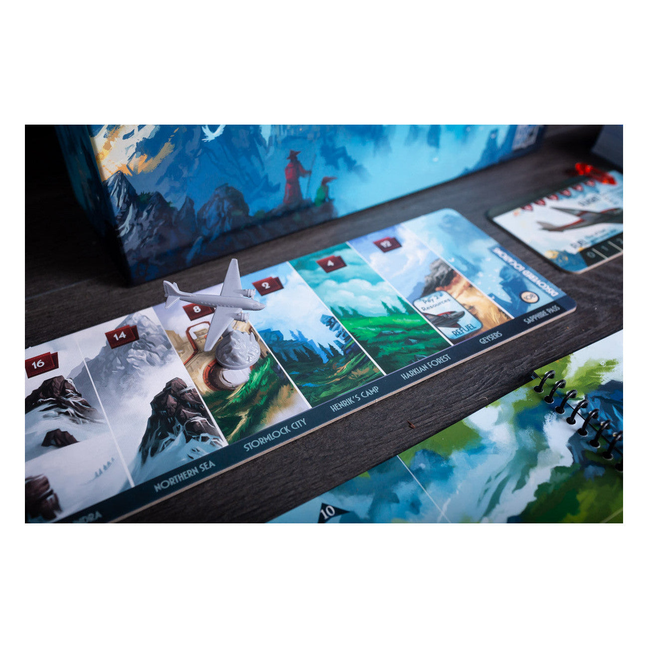 Sleeping Gods: Distant Skies Board Game Red Raven Games