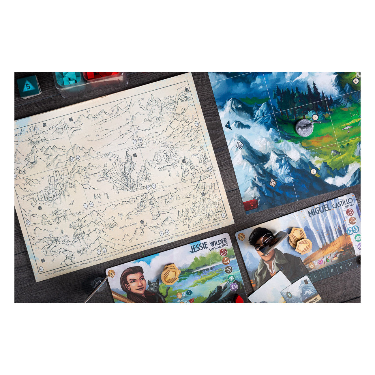 Sleeping Gods: Distant Skies Board Game Red Raven Games