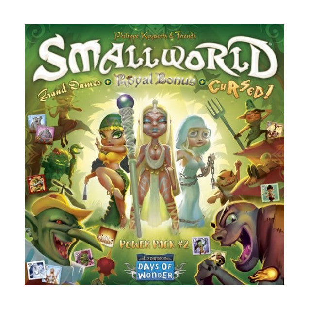 Small World Power Pack 2: Cursed, Grand Dames & Royal Board Game Days of Wonders