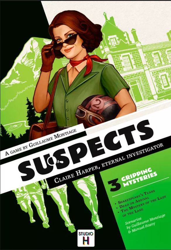 Suspects: Claire Harper, Eternal Investigator Board Game Studio H