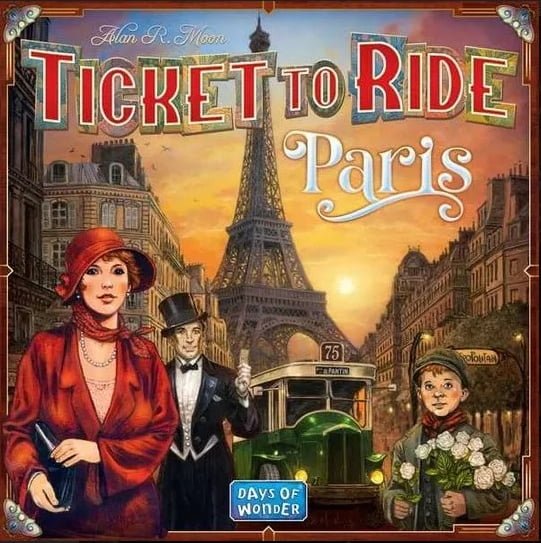 Ticket To Ride: Paris Board Game Days of Wonder