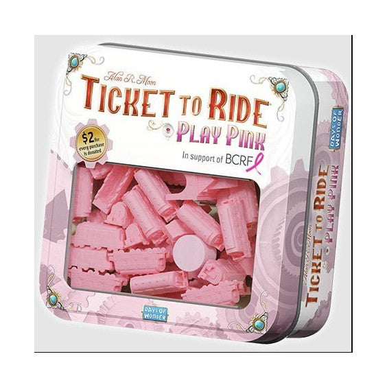 Ticket to Ride: Play Pink Board Game Days of Wonders