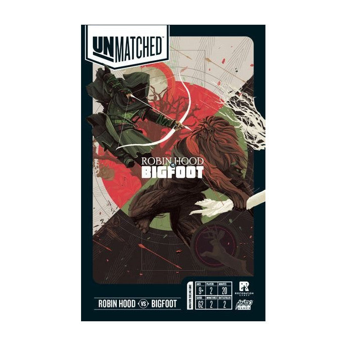 Unmatched: Robin Hood vs Bigfoot Board Game Restoration Games