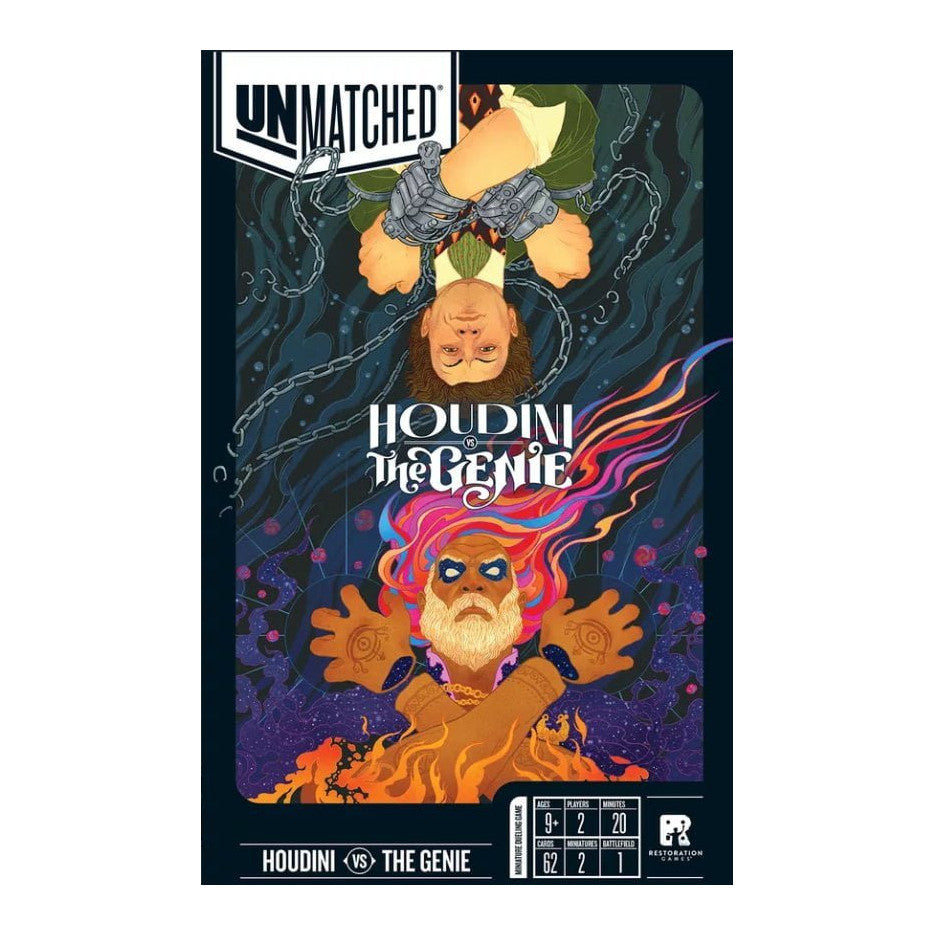 Unmatched: Houdini vs The Genie Board Game Restoration Games