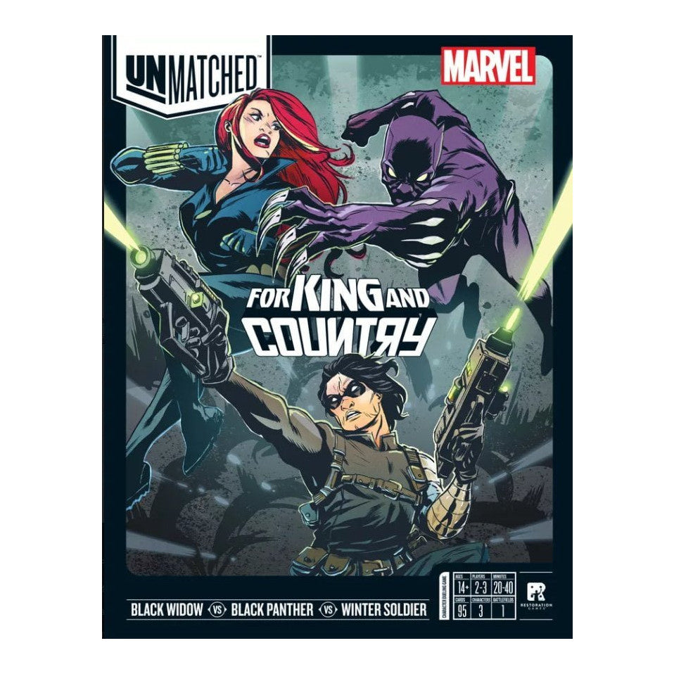 Unmatched Marvel: For King and Country Board Game Restoration Games
