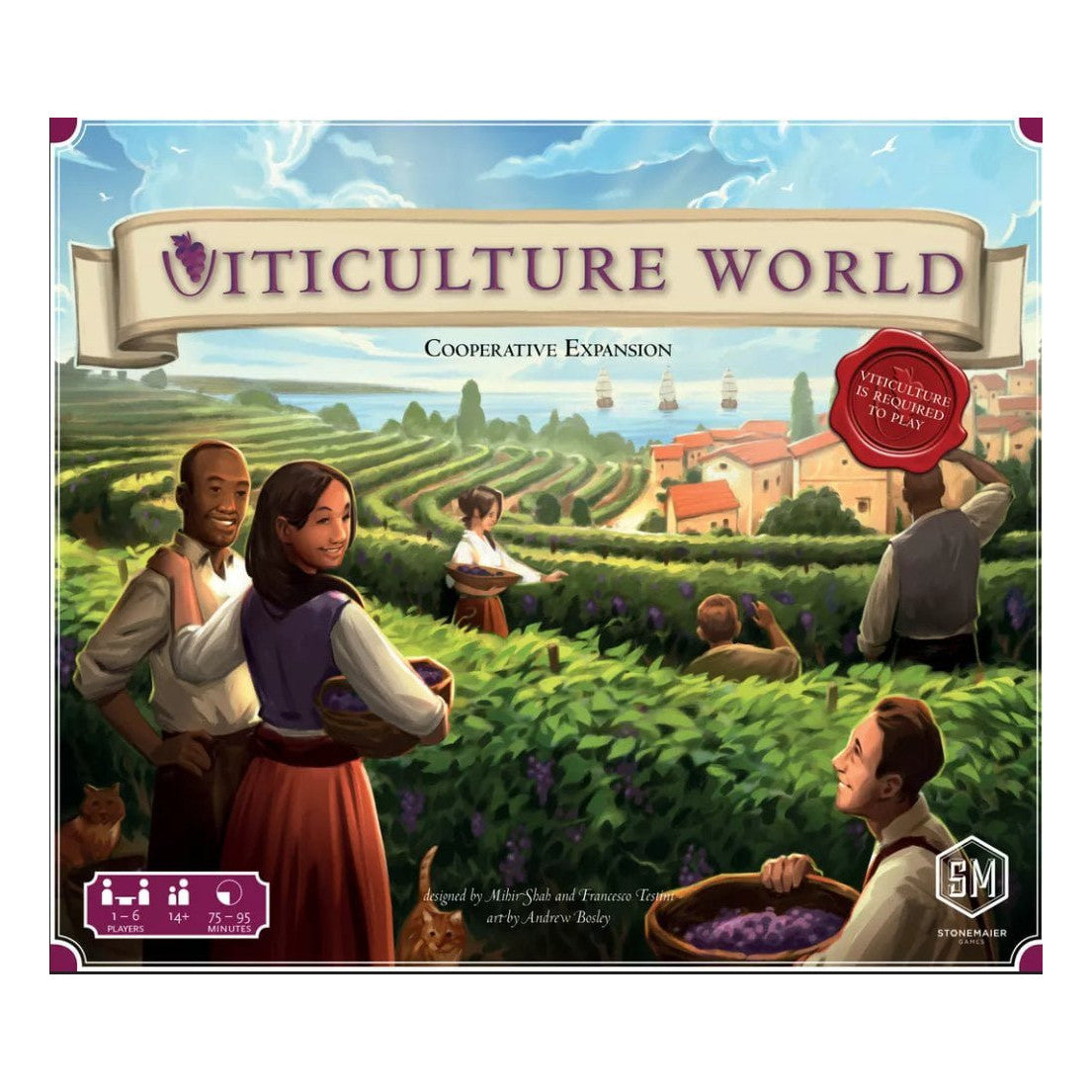 Viticulture World: Cooperative Expansion Board Game Stonemaier Games