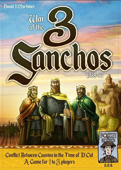 War of the 3 Sanchos 1065-67 Board Game Surprised Stare Games