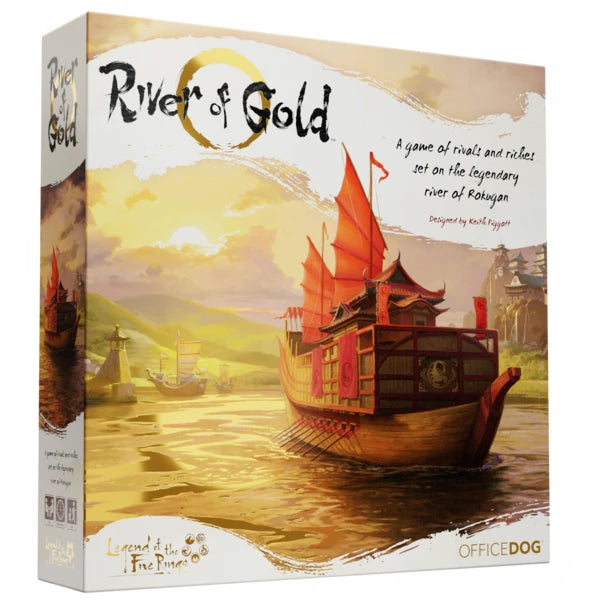 River of Gold Board Game Office Dog