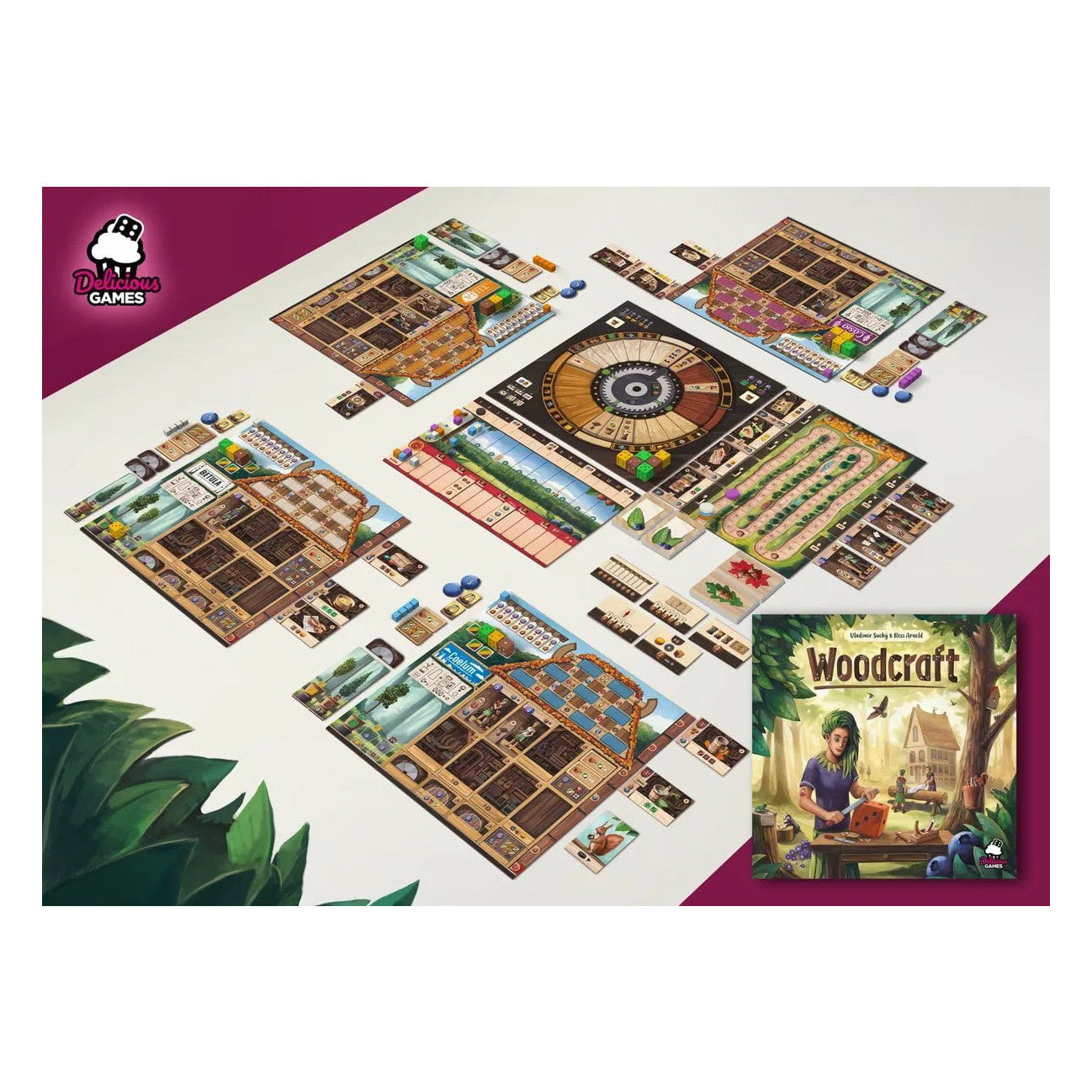 Woodcraft Board Game Delicious Games