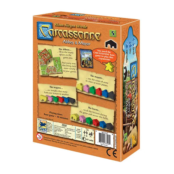 Carcassonne: Abbey and Mayor (Expansion 5) Board Game Hans im Glück