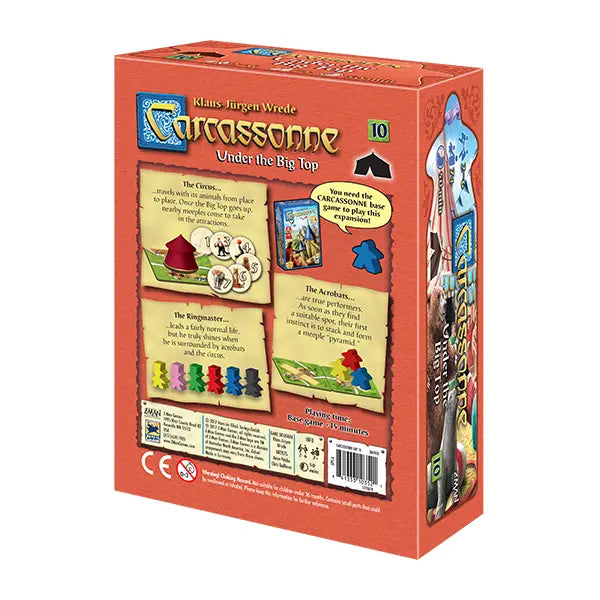 Carcassonne: Under the Big Top (Expansion 10) Board Game Hans im Glück