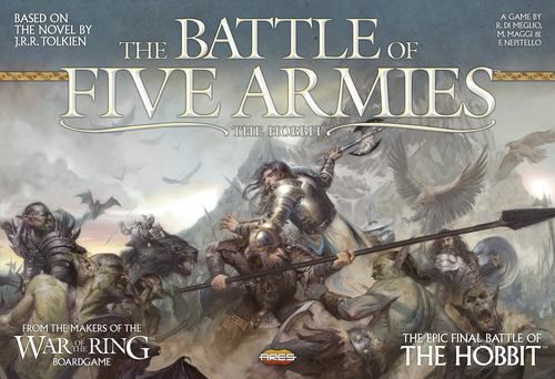 The Battle of Five Armies Board Game (Ares Games) cover