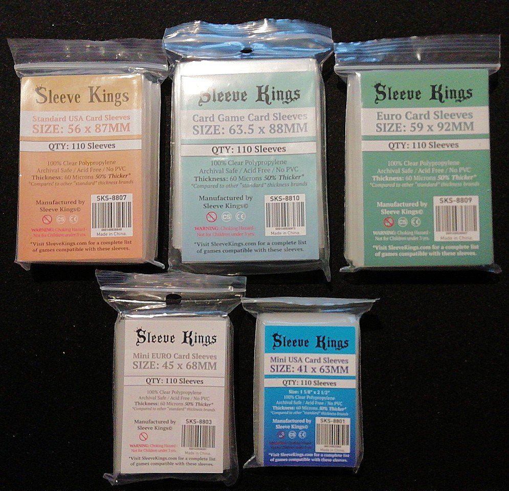 Sleeve Kings Card Game Card Sleeves (63.5x88mm) - 110 Pack, -SKS-8810 –  sleevekings
