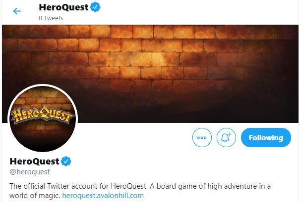 HeroQuest Twitter