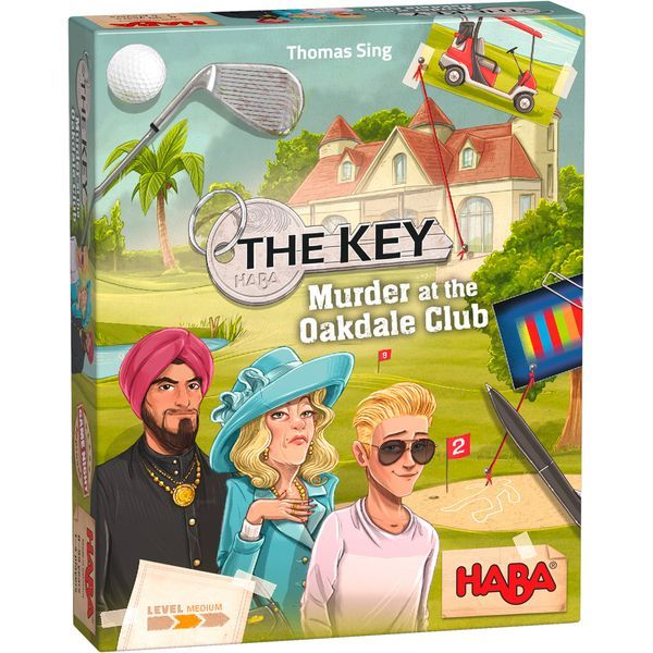 The Key Murder at the Oakdale Club Haba Cover